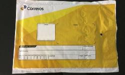 Envelope plástico bolha correios