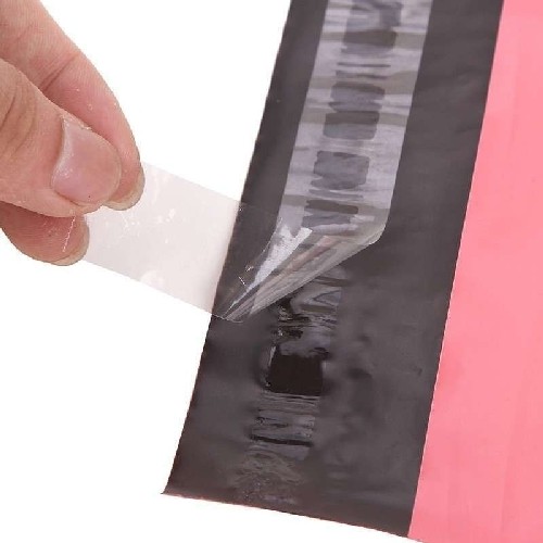 envelope plástico com aba adesiva