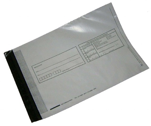 Envelope plástico para correspondência