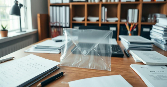 Envelope plástico transparente: Praticidade e Versatilidade
