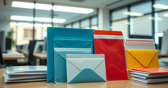Envelope vai e vem plástico como escolher o melhor para suas necessidades